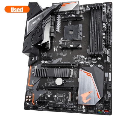 Gigabyte B450 AORUS ELITE AM4 DDR4 Motherboard - Used