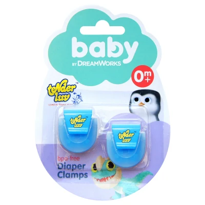 Dreamworks Baby 2-pc Diaper Clamps (3)