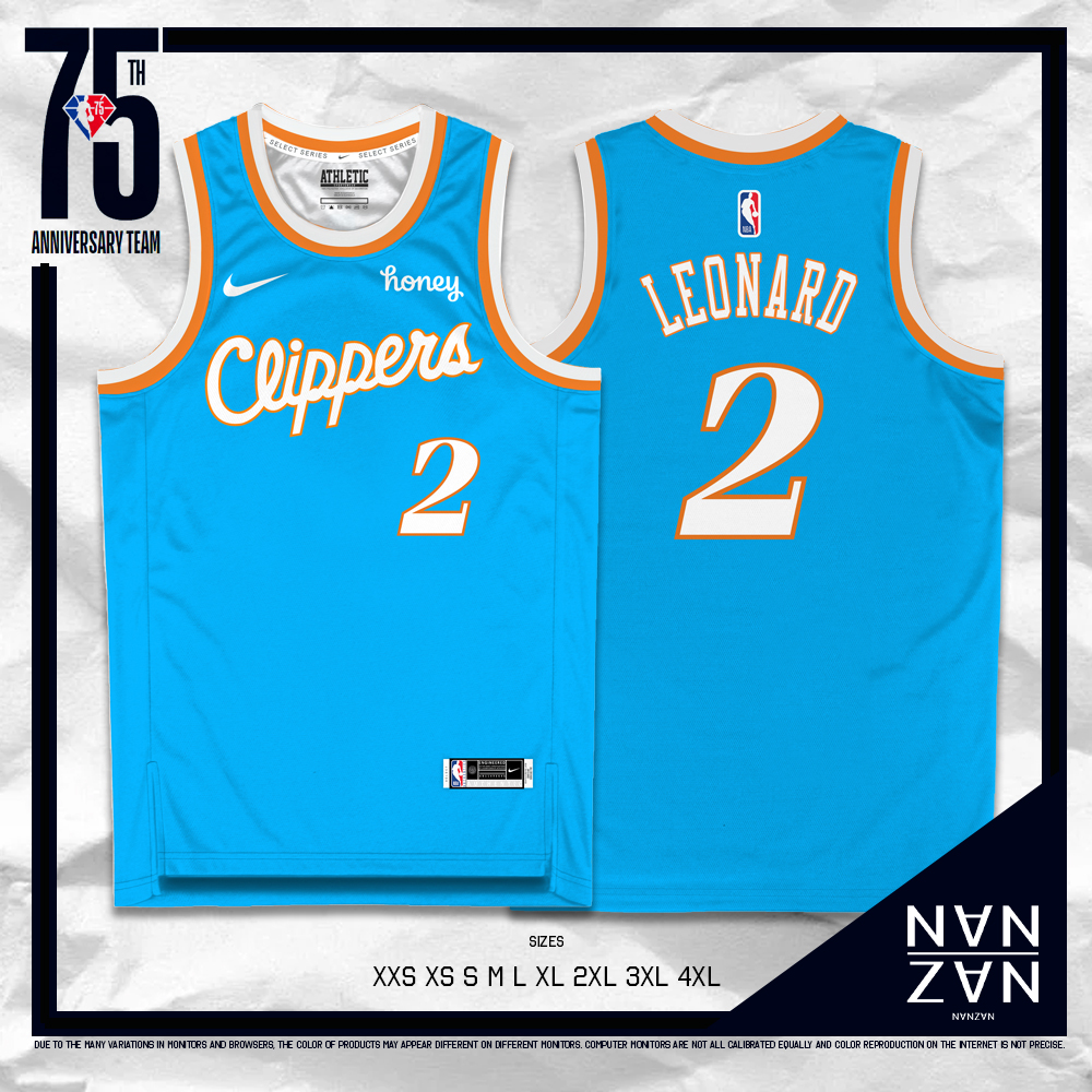 2021 LA Clippers City Edition Moments Mixtape Kawhi Leonard Nike Swingman  Jersey