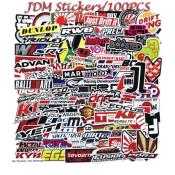 1set/100Pcs JDM car motorcycle helmet sticker A-61