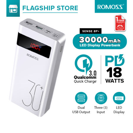 Romoss Sense 8PF 30000mAh Fast Charging Power Bank