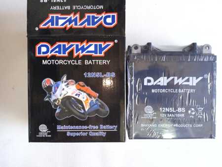 DAYWAY 5L MOTORCYCLE BATTERY 3L 4L