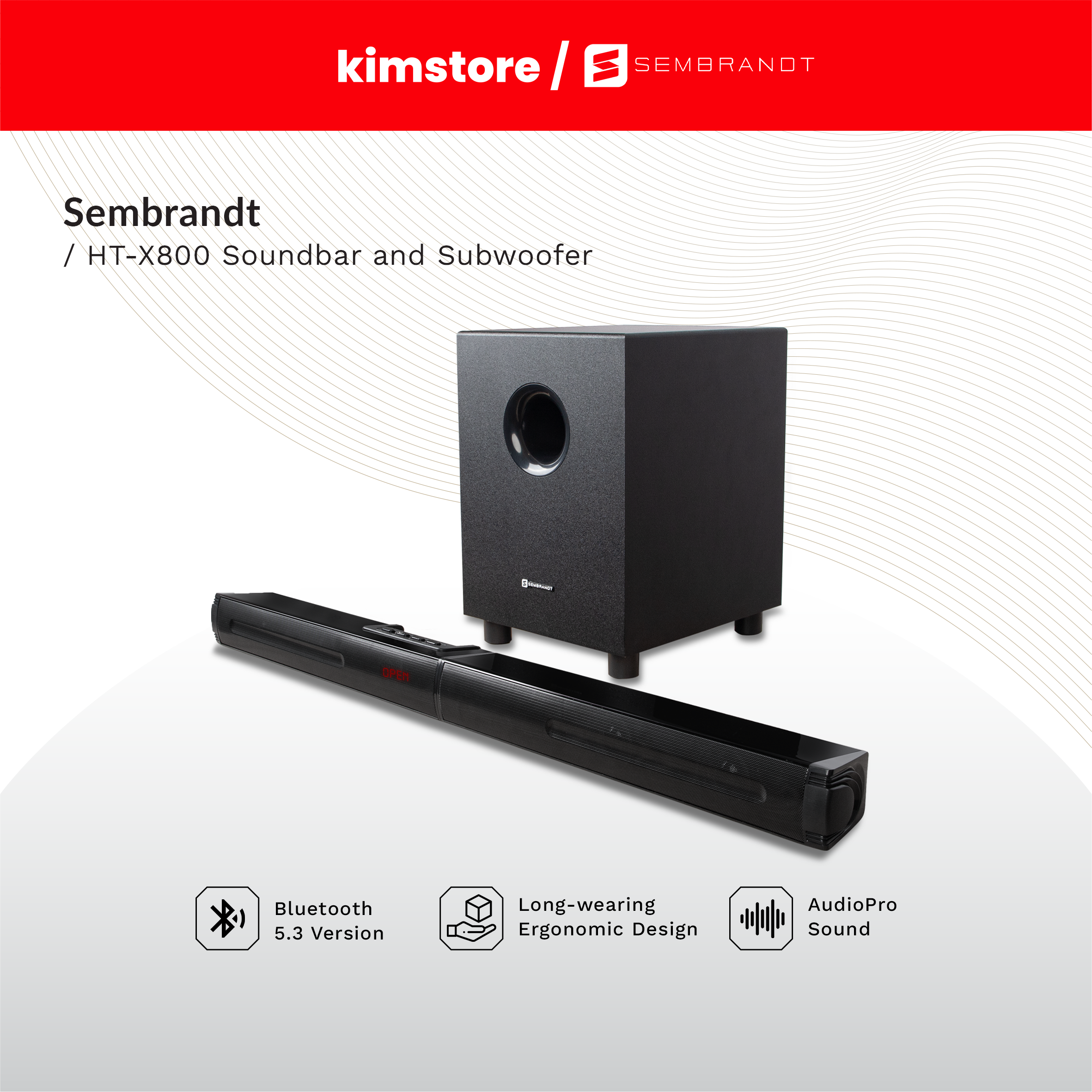 Sembrandt best sale soundbar price