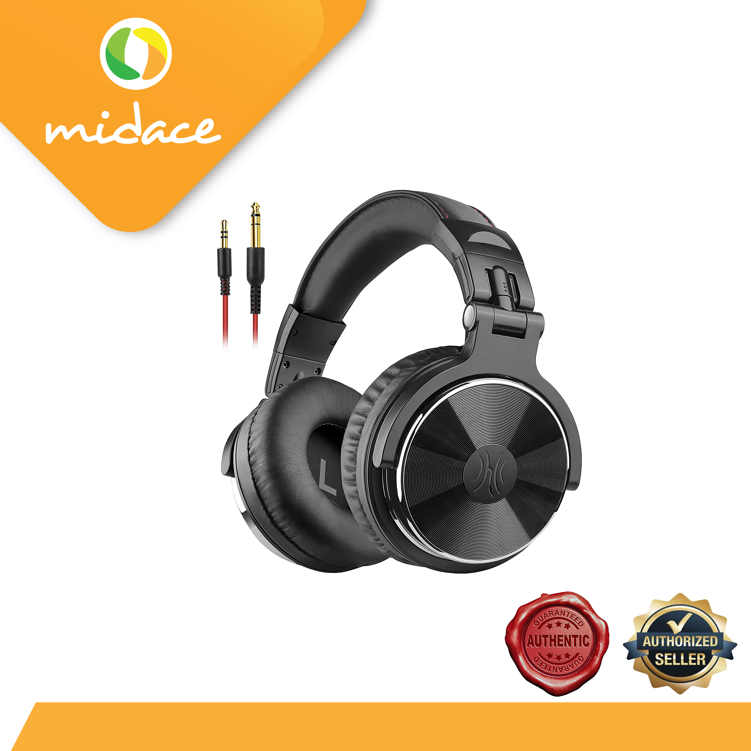 OneOdio Pro 10 DJ Studio Headphones - Black