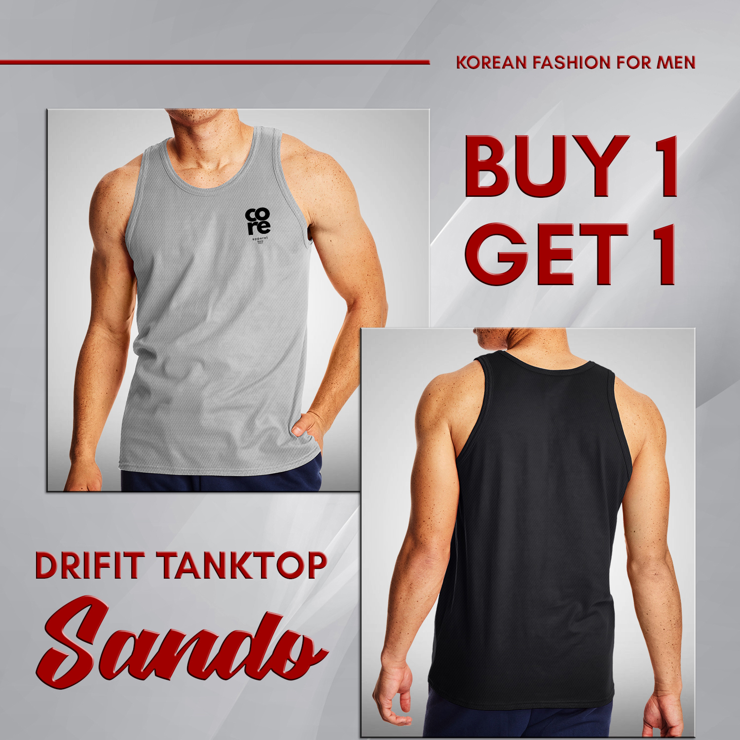 Sports N-K Acti ve DRI-FIT Sando For Men Sportswear For Unisex
