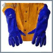 NEXA Leather Thicken Heat Resistant Welding Gloves Gauntlets