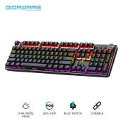 Gigaware G1000B Mechanical Keyboard - Blue Switch, 104 Key