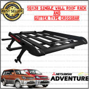 Mitsubishi Adventure Aerorack Steel Roof Rack with Gutter Crossbar