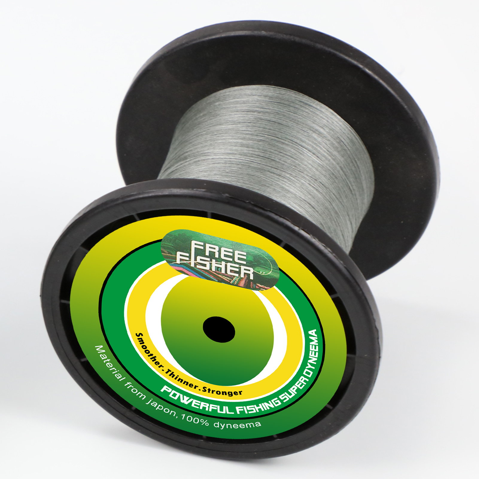 FREE FISHER Strong 1000M PE Braided Fishing Line Grey 1093Yards 4