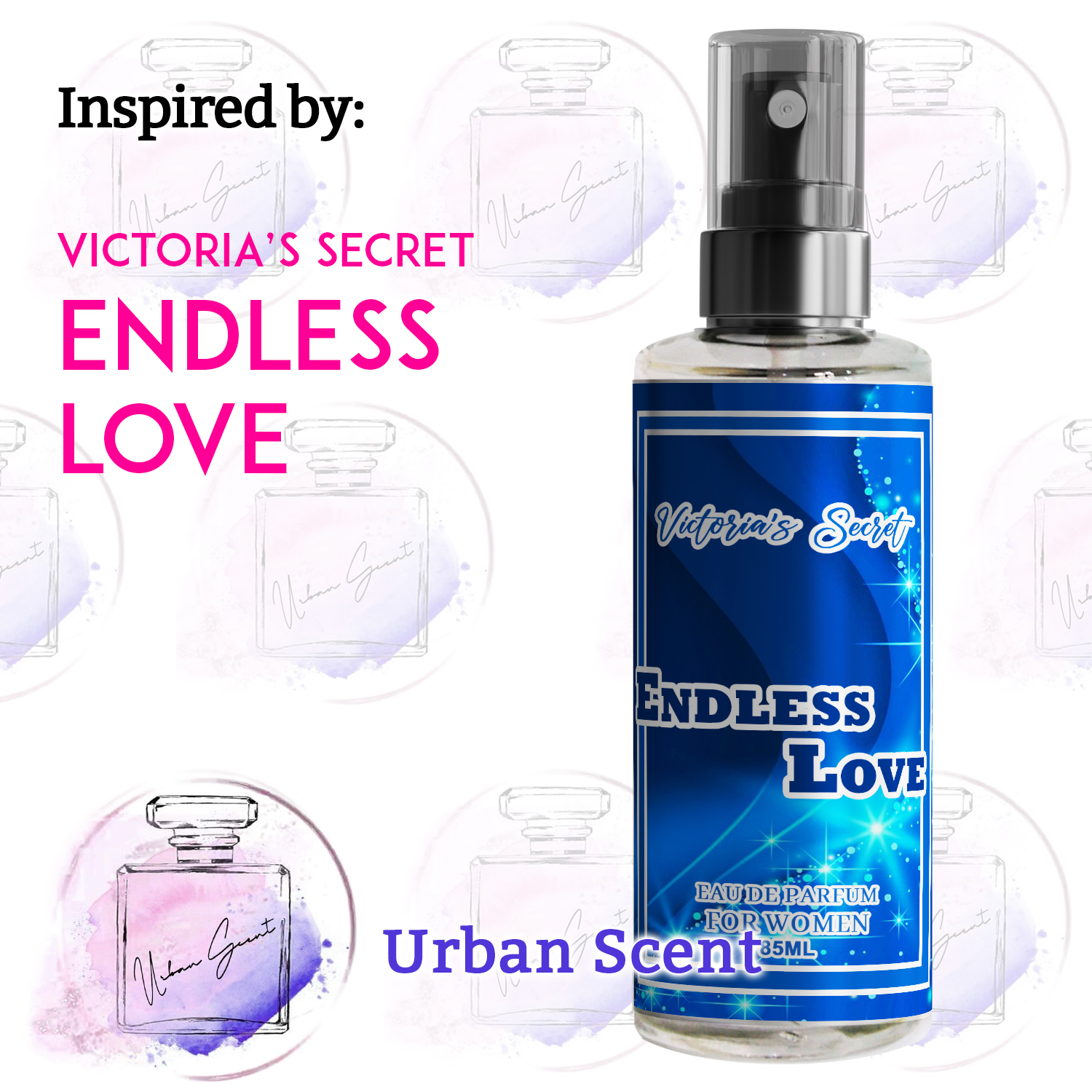 URBAN SCENT Inspired Oil Based Perfume 85 ML VS Endless Love