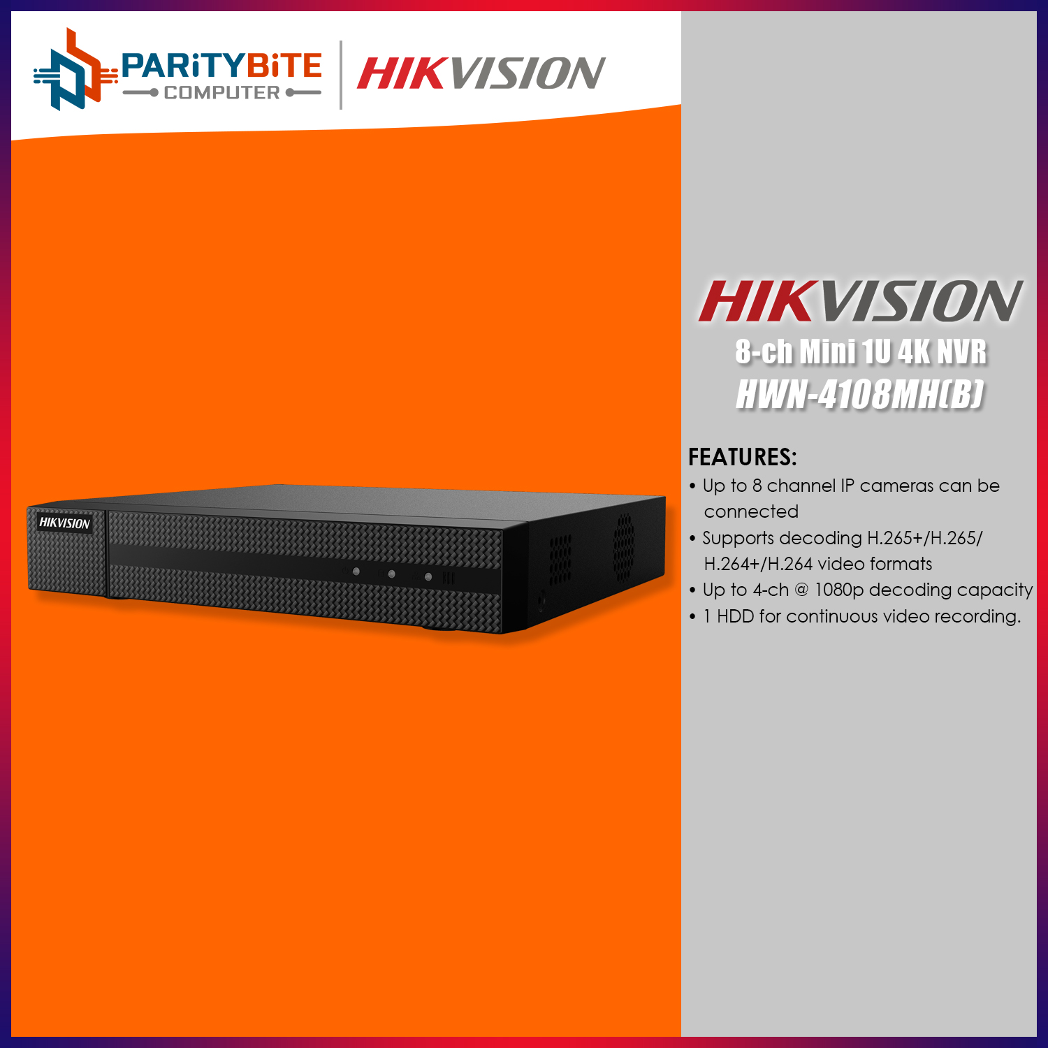 hikvision record motion and continuous