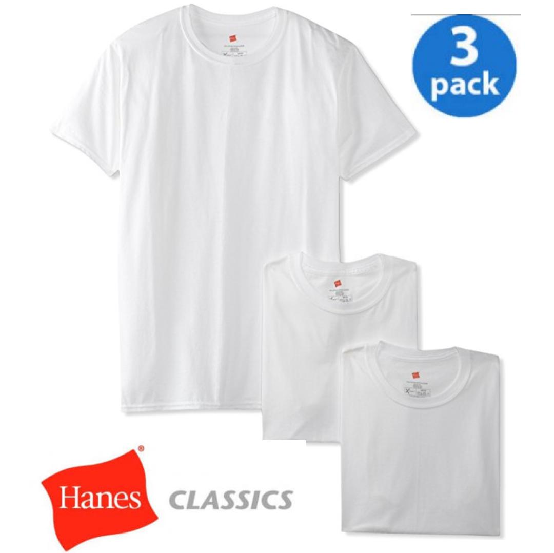 hanes crew t shirt