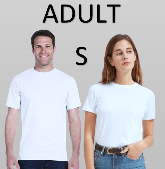 COTTON SPANDEX PLAIN WHITE SHIRT ADULT AND KIDS UNISEX