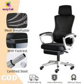 Wayfair Ergonomic Gaming Chair with Footrest and Swivel Function