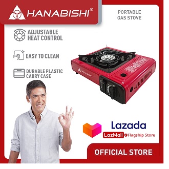 Hanabishi Portable Butane Gas Stove - Single Burner