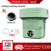 NEWLIFECARDIO Portable Mini Washing Machine with Dryer