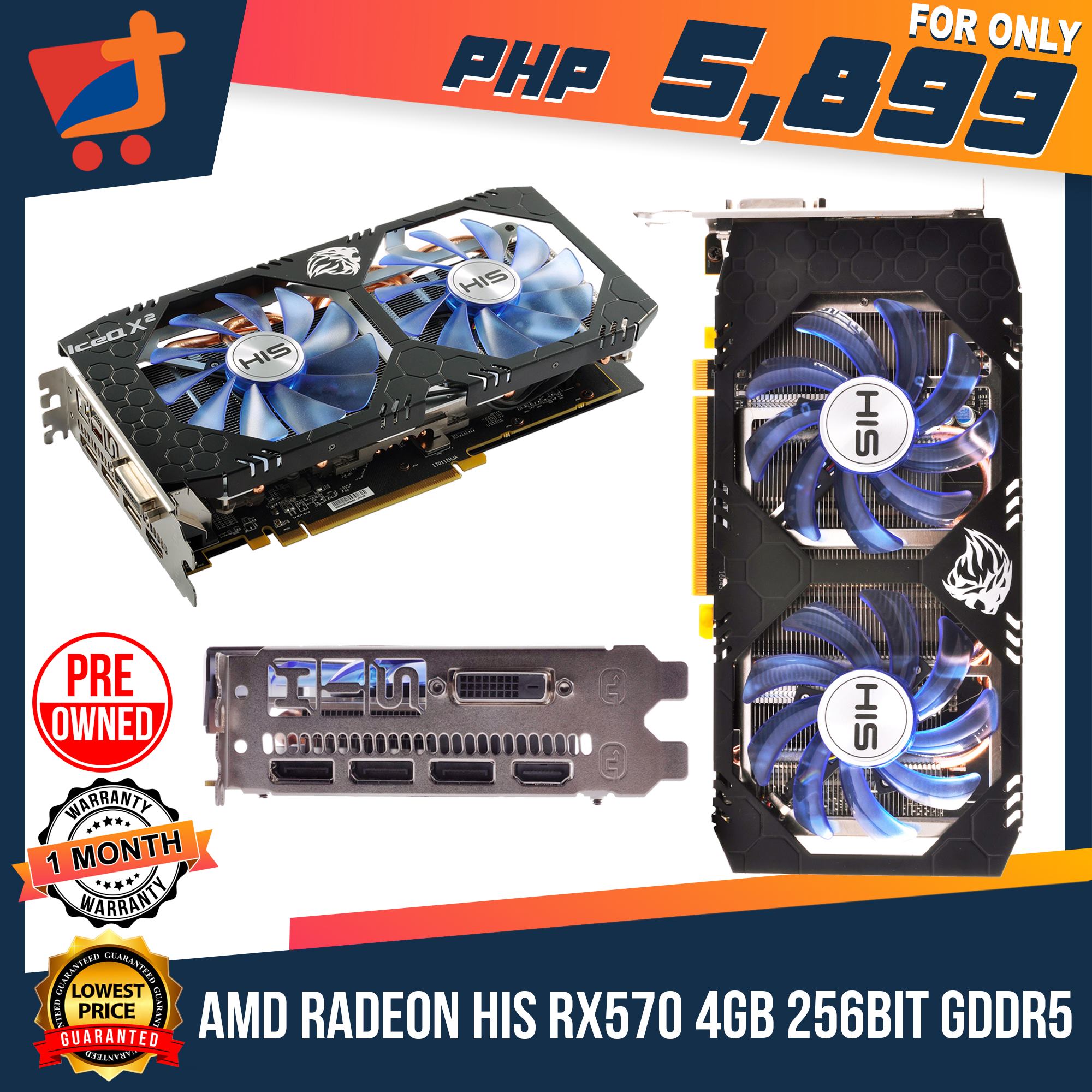 Fan Qsd His Rx 570 Iceq X2 Turbo 4gb HIS RX580 8GB IceQ UNREAL