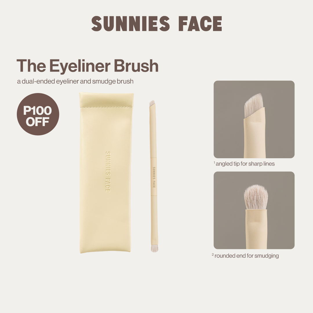 Discount on Sunnies Face  shoes - SKU: Sunnies Face The Eyeliner Brush [Dual-Ended Eyeliner and Smudge Brush]