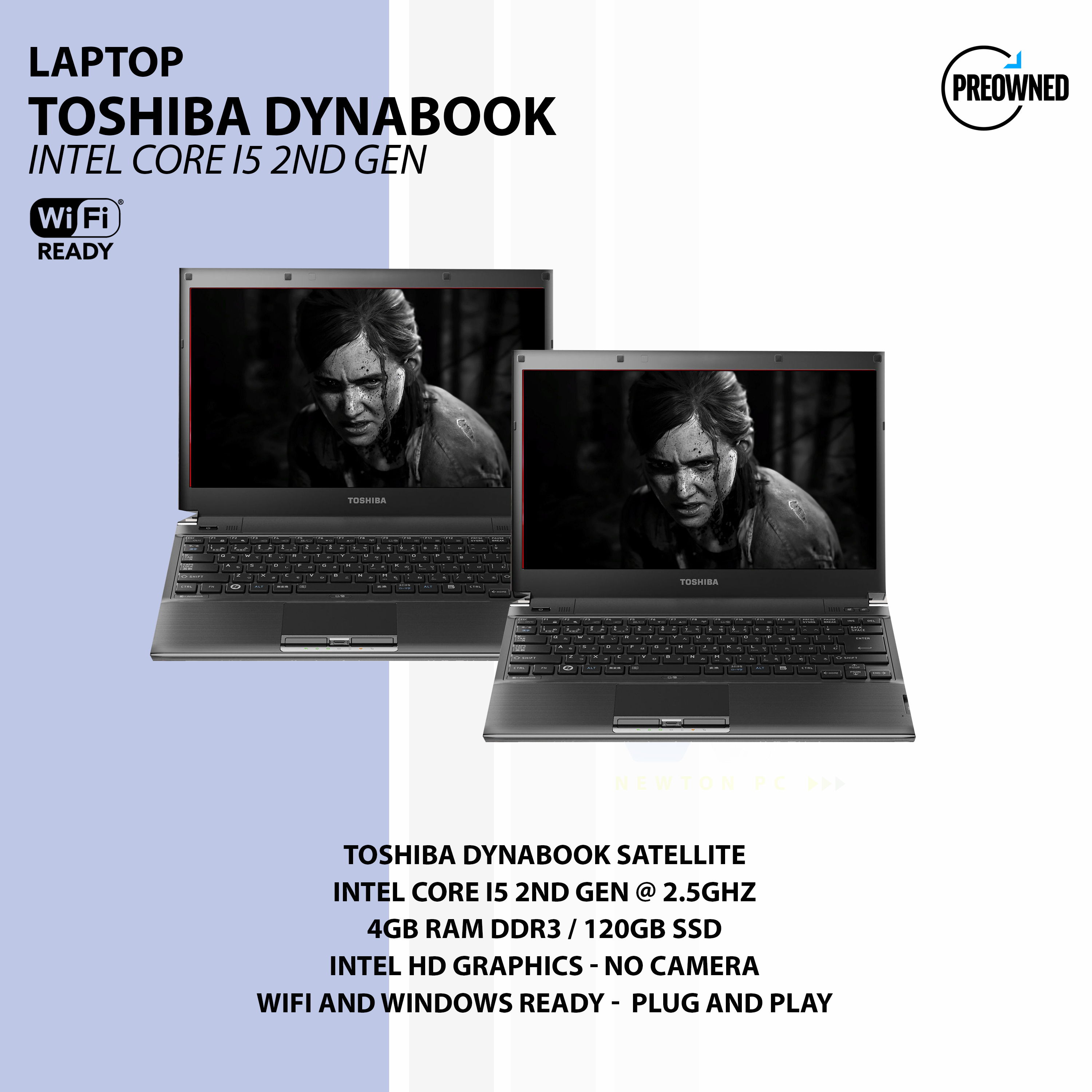 Laptop ( Toshiba Dynabook R644 / Intel Core i5 4th Gen / 4GB Ram