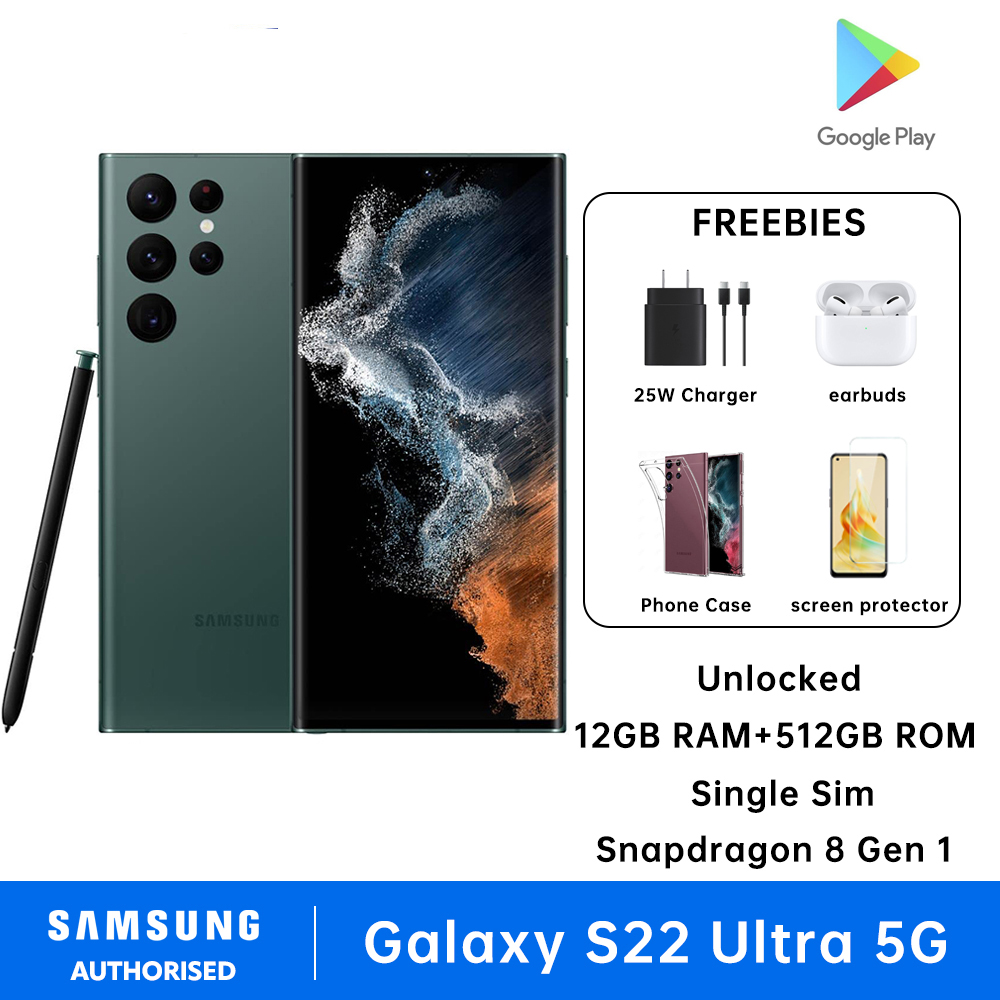 Samsung Galaxy S22 Ultra 5G Smartphone Single Sim 12GB RAM + 512GB ROM Factory Unlocked Snapdragon 8 Gen 1 Cellphone 5000 mAh - Image 2