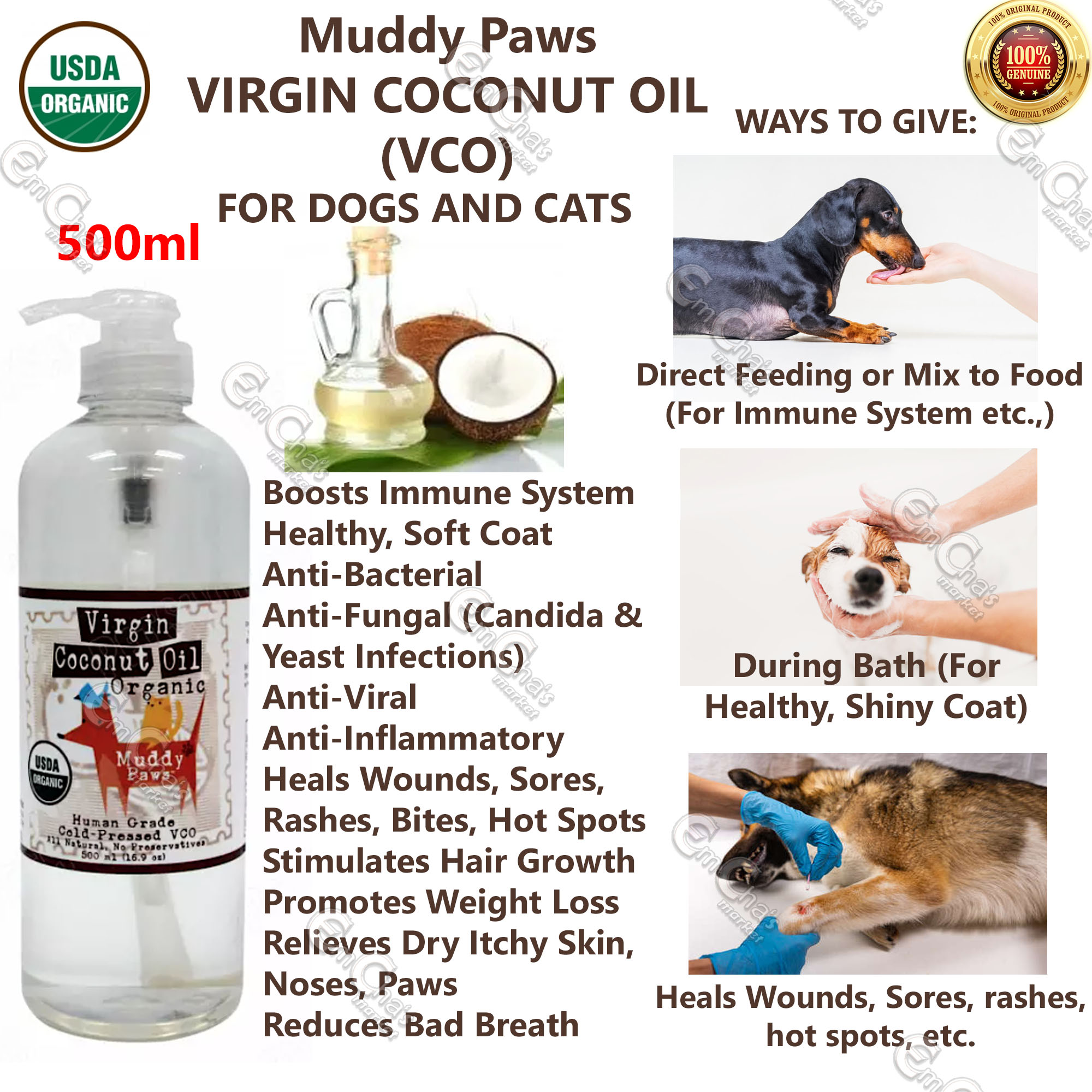 Detangler Diy Coconut Oil Spray For Dogs Coconut Oil Diy Dog