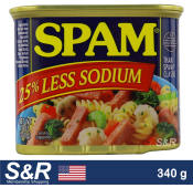 Spam Luncheon Meat 25% Less Sodium 340 g