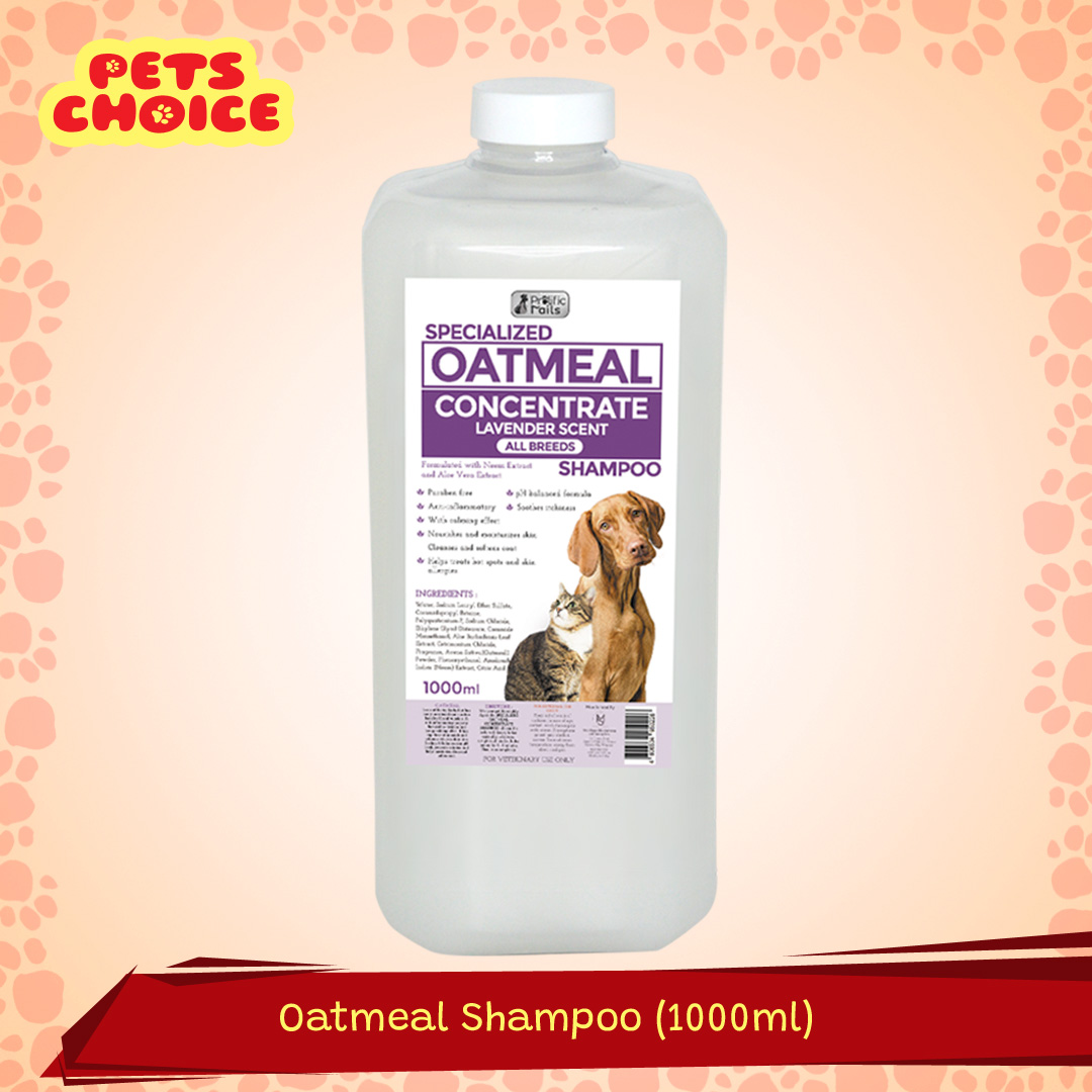 PETSCHOICE For Sensitive Skin, Anti-itch Oatmeal Concentrate Specialized  Shampoo 500ml