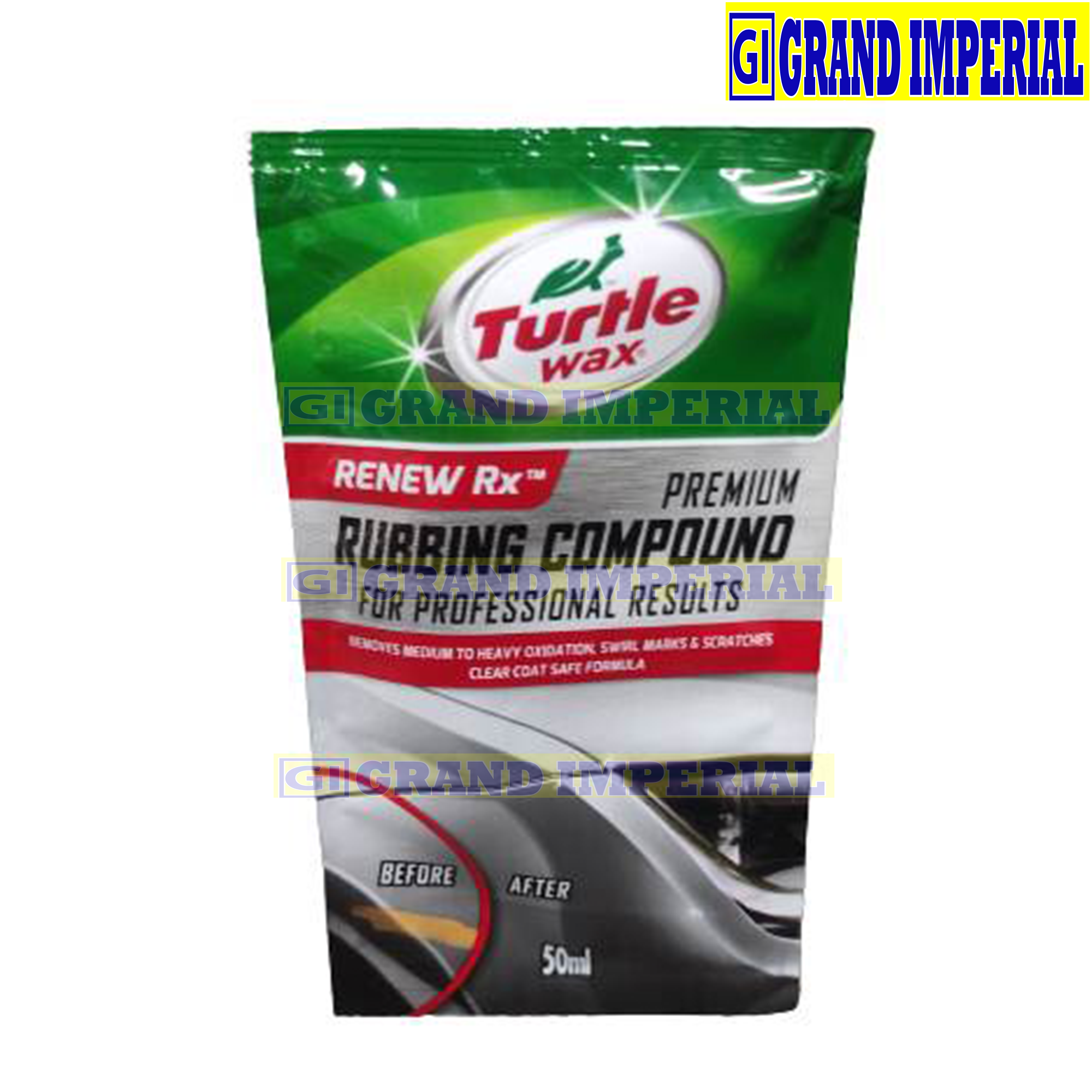 Turtle Wax Rubbing Compound Premium (RENEW Rx) 50ml Grand Imperial  Industrial Tools Supplies