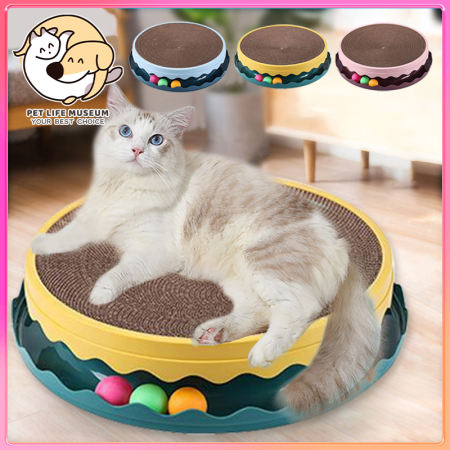 Cat Scratch Board Bed - Replaceable Scratching Toy for Kittens