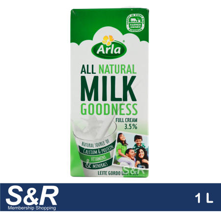 Arla All Natural UHT Full Cream Milk 1L