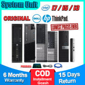 DELL/HP/LENOVO Desktop Computer with SSD and HDD Storage