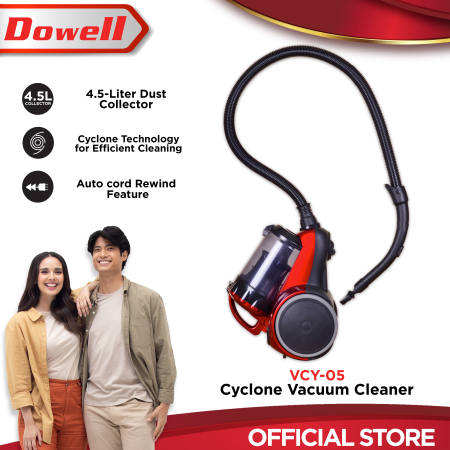 Dowell Bagless Canister Vacuum Cleaner with Cyclone Technology