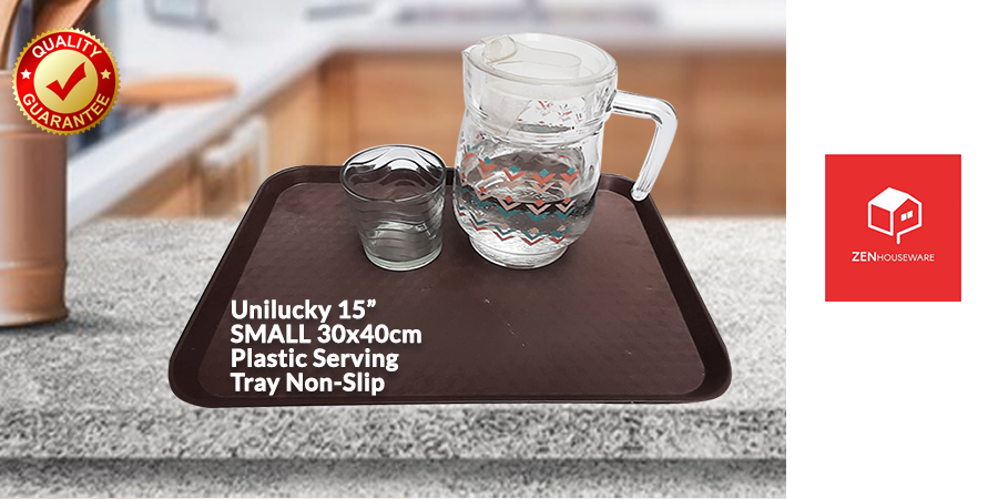 Plastic Serving Tray, Non-Slip