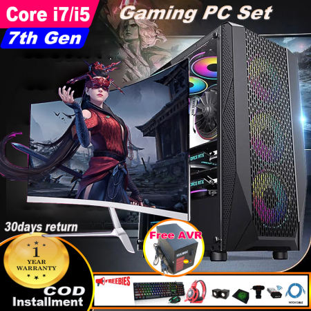 Gaming PC Set with CoreI5 Processor and 19inch Monitor