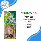 Ersao Tapioca Black Pearl Regular 1kg for Milktea, Milk Tea, Shakes and Frappe 1kg