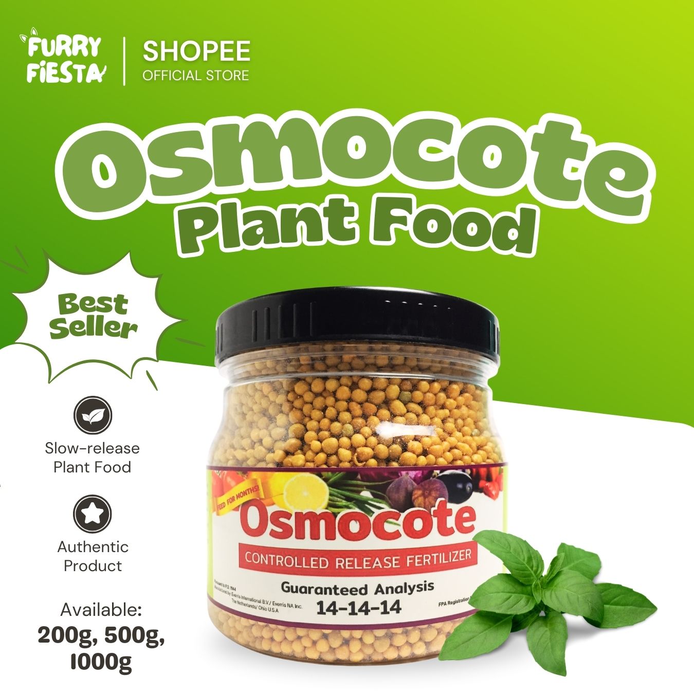 Osmocote Slow Release Fertilizer: Boosts Plant Growth and Bloom