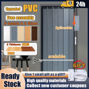 (Shorter Title): Thickened PVC Sliding Door - Invisible, Free, and Simple