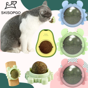 SKISOPGO Catnip Rotating Interactive Toy Ball for Cats