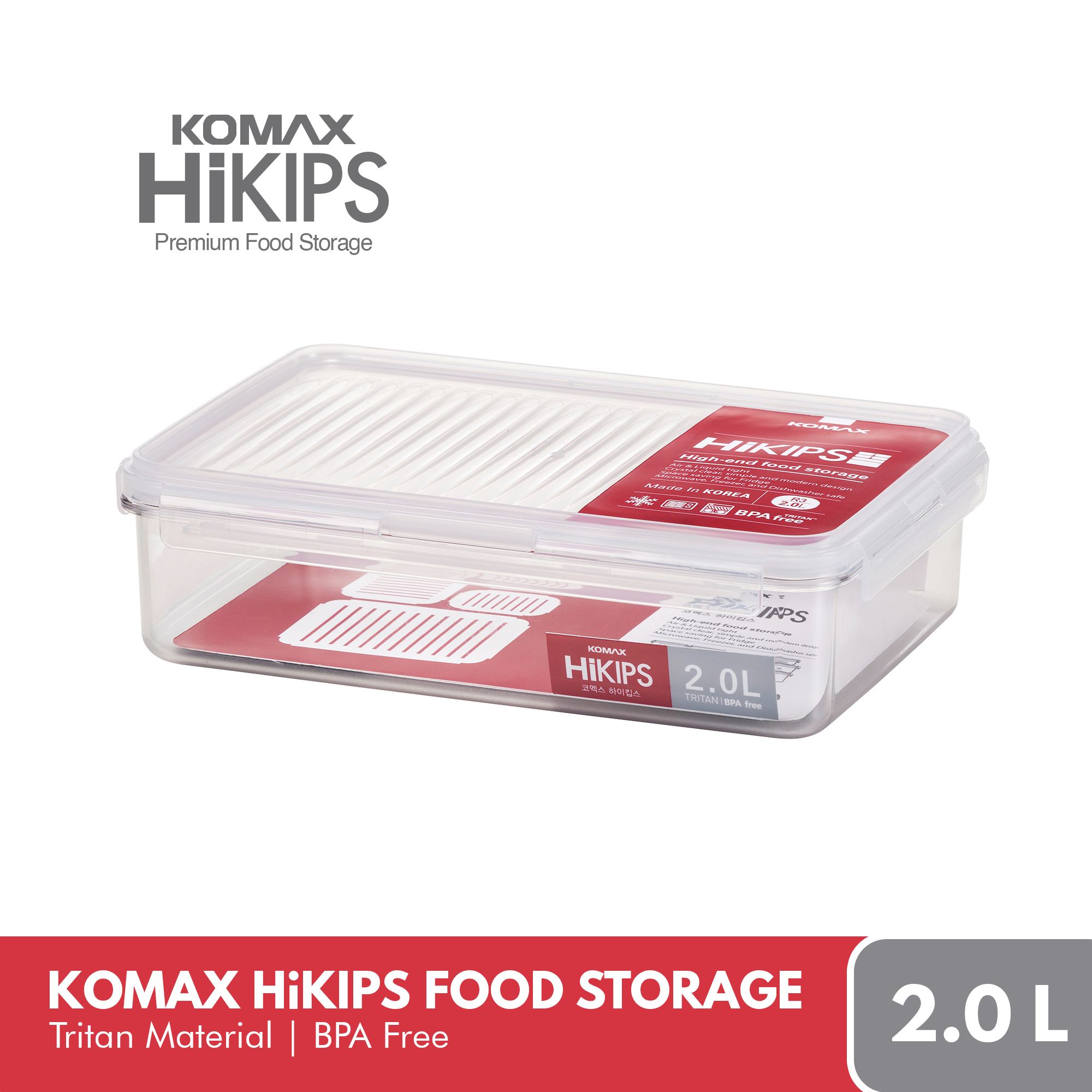 Komax Hikips Food Storage Containers for Deli Meats [2-Pack]