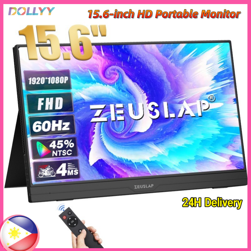 Dollyy Ultrathin 15.6" Portable Touchscreen Monitor with 4K Display