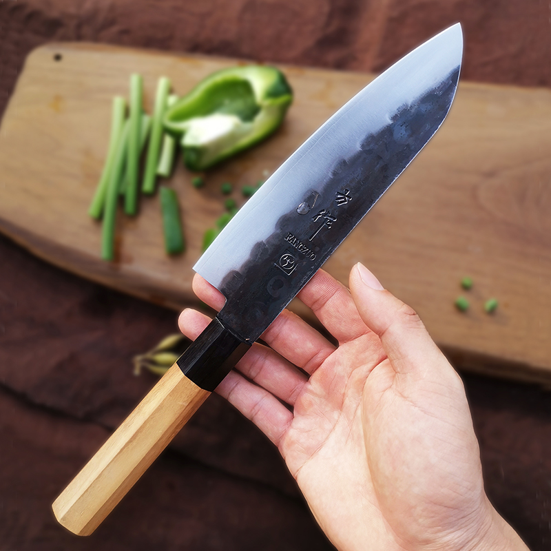 TURWHO Professional Damascus Chef Knife 8, 67 Layer Damascus Steel  Handmade Forged Kitchen Knives Salmon Knife Slicing Knife Sharp Blade  Cleaver Japanese Damascus Steel Sashimi Knife Sushi Knife Fish Knife Beef  Raw