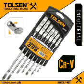 Tolsen 7Pcs Flexible Ratchet Spanner Set