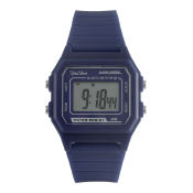 UniSilver Navy Blue Digital Rubber Watch