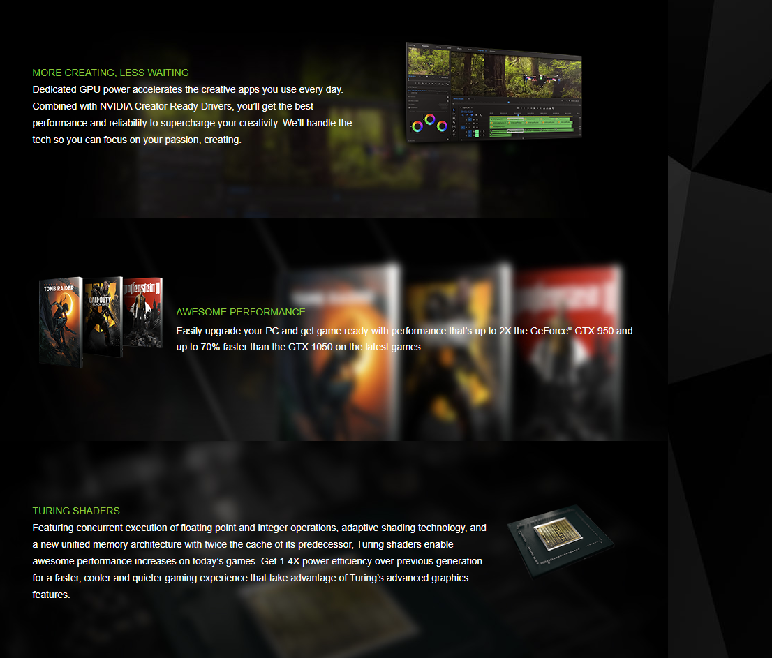 Palit GTX1650 Gaming Pro 4G GDDR6 128BIT 2XDP/HDMI DUAL FAN GamingPro GP 4GB 4 GB 4096MB GDDR6 PCI-EXPRESS Nvidia GTX 1650 GRAPHICS CARD