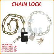 Gate chain lock heavy chain door lock gate