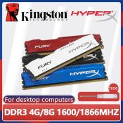 HyperX FURY DDR3 RAM - Fast Shipping, Various Capacities