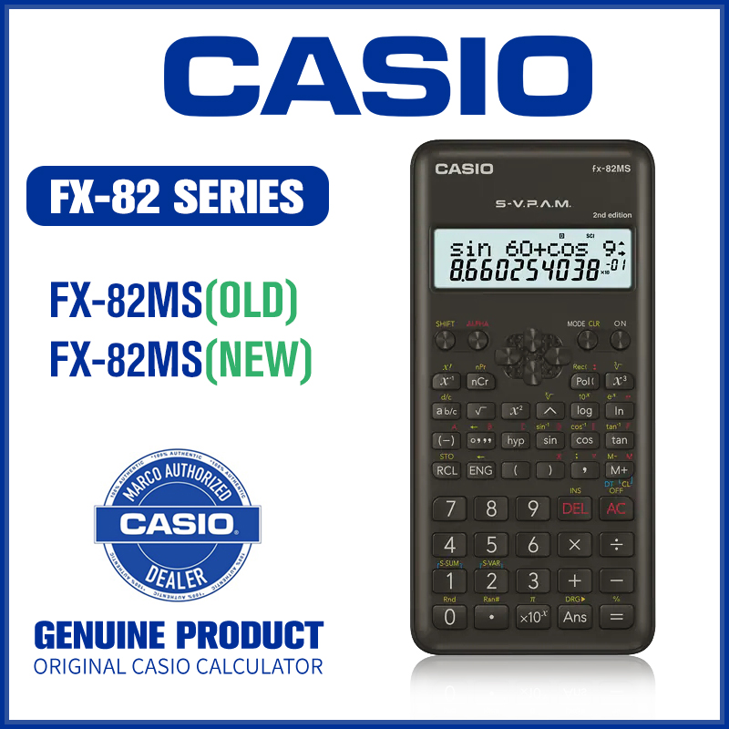 Calculadora casio fx 82ms 2nd edition hot sale