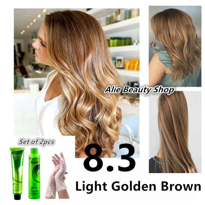 Light Golden Brown with Oxidant (  Bremod Hair Color ) | Lazada PH