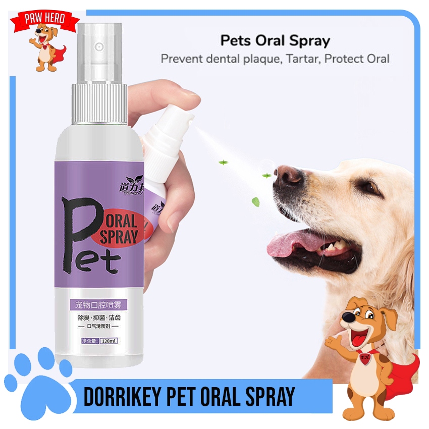 Yadee Pet Dental Spray, Breath Freshener Spray For Dogs Cats,4oz Dog