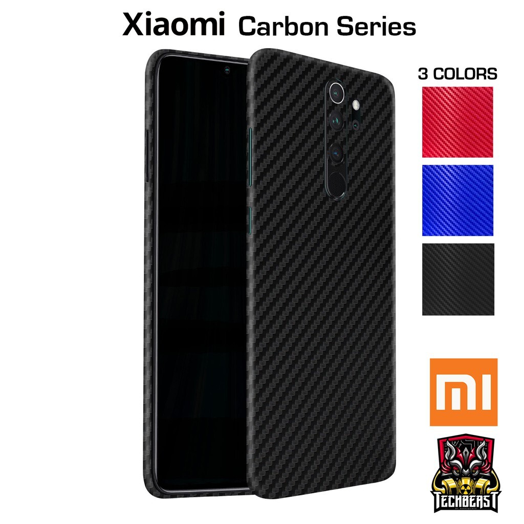 Techbeast Carbon Skin Xiaomi Redmi POCO Mi Note ( ANY XIAOMI MODEL  AVAILABLE ) | Lazada PH